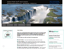 Tablet Screenshot of iguassuprivatetours.com